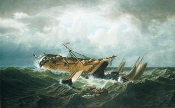 威廉 佈雷德福 Shipwreck Off Nantucket 威廉 佈雷德福 Shipwreck Off Nantucket